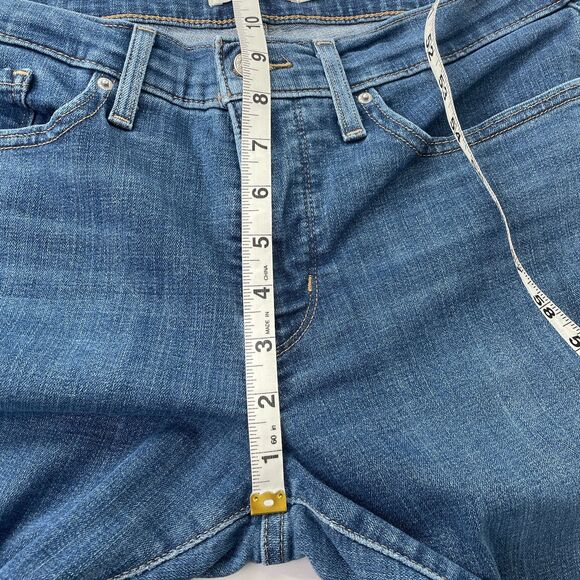 Levis 314 Jeans 30x28.5 Womens Levis 314 Shaping Straight Jeans 30x28 Levis 314 - Picture 9 of 14